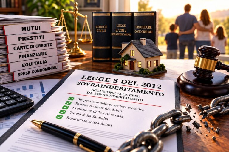Legge 3 del 2012 e sovraindebitamento
