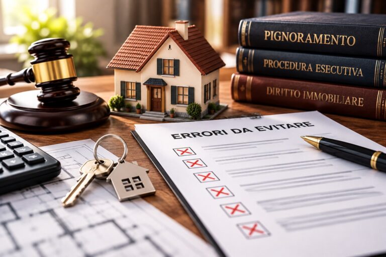 Pignoramento immobiliare: errori da evitare