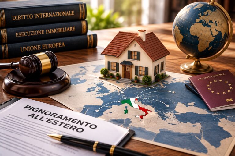 Pignoramento immobiliare all'estero