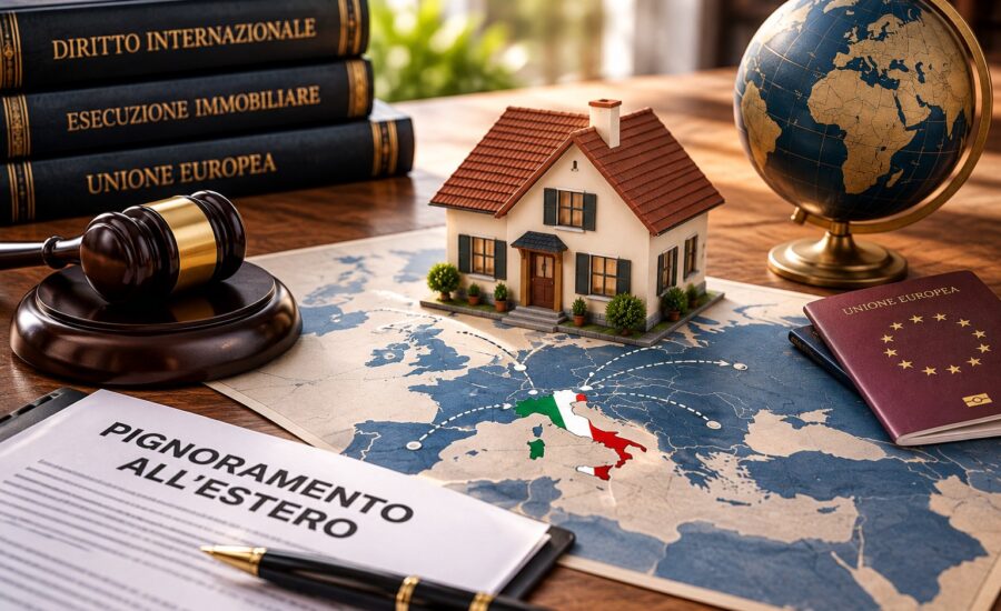 Pignoramento immobiliare all'estero