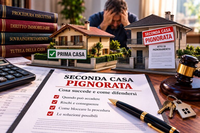 Seconda casa pignorata