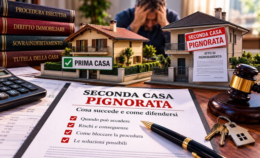 Seconda casa pignorata