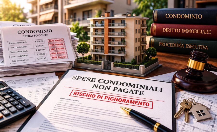 Spese condominiali non pagate e pignoramento